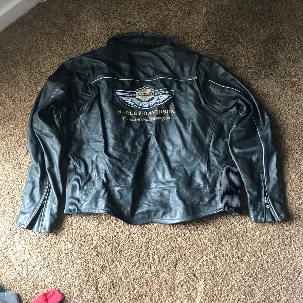 Mens 100 Anniversary Harley Davidson Jacket